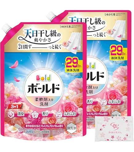 Amazon | P&G ボールドジェル フラワーサボン 詰替 400g | Procter